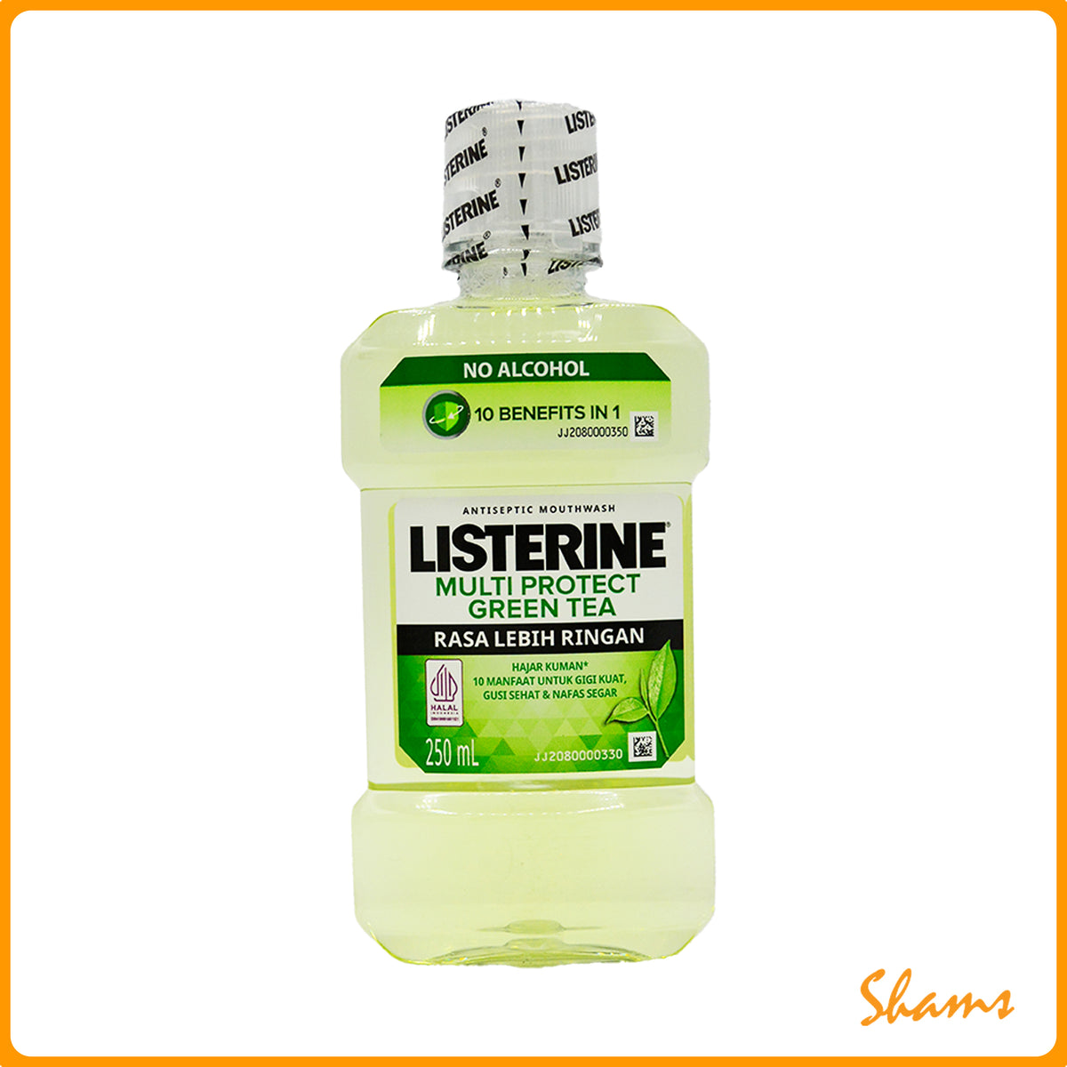 Listerine Multi Protect Green Tea Antiseptic Mouthwash 250ml