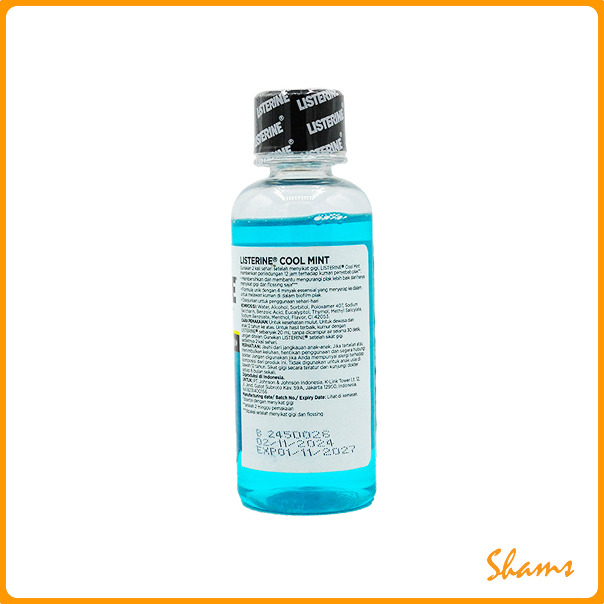 Listerine Mouthwash Cool Mint 100ml