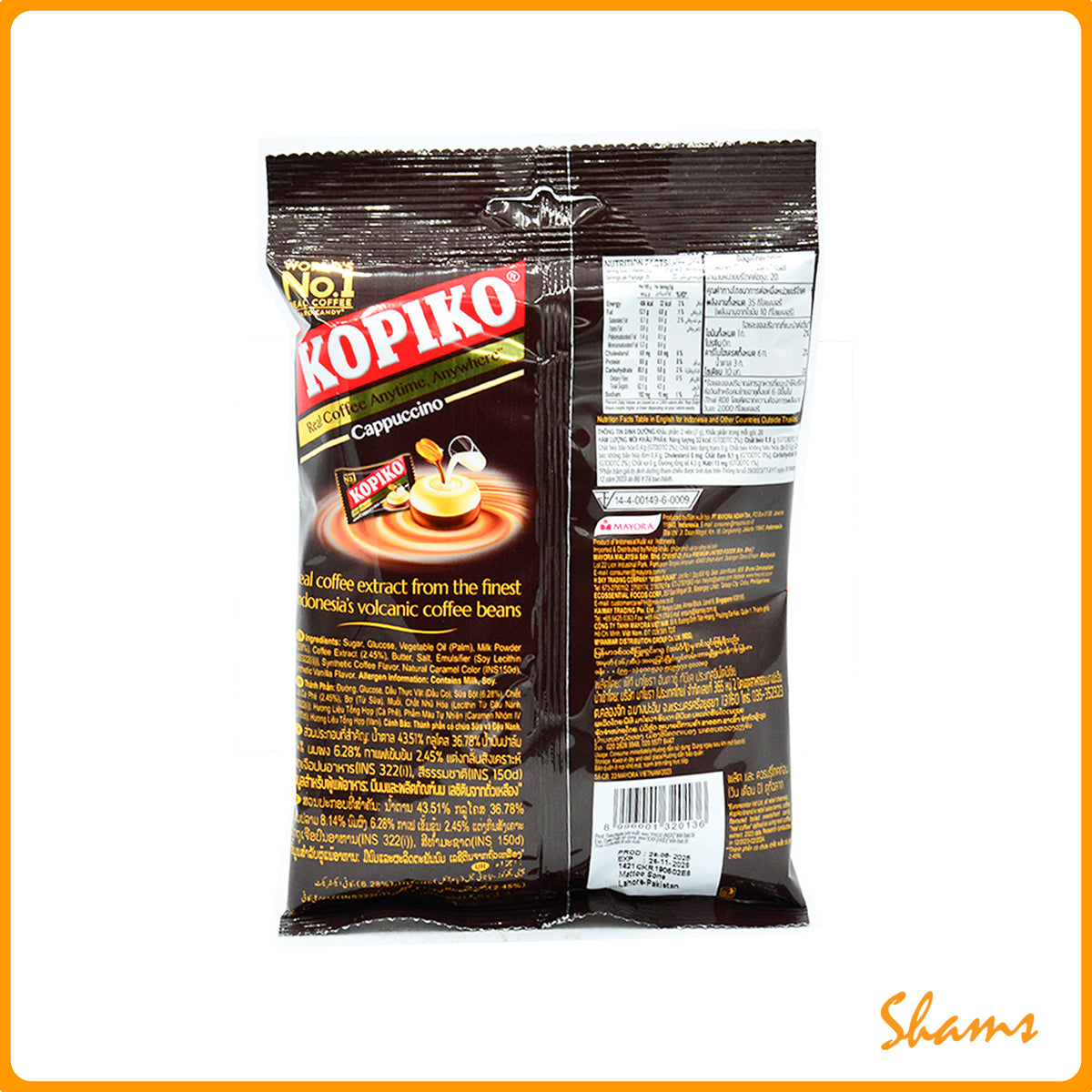 Kopiko Cappuccino Candy 150g