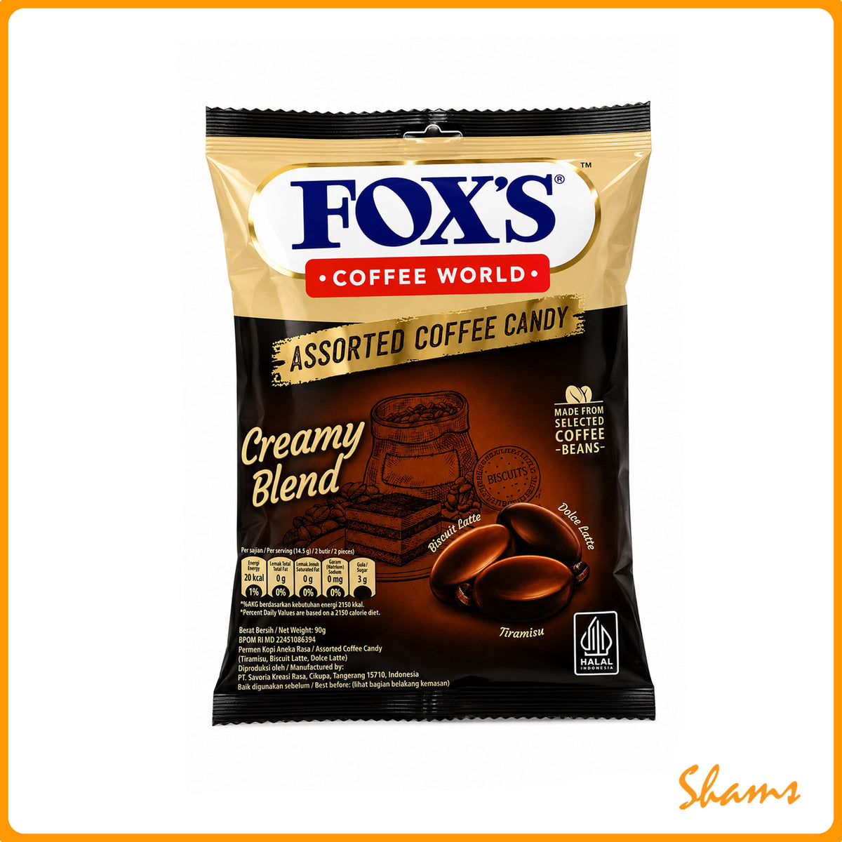 Fox's Assorted Coffee Candy 90g