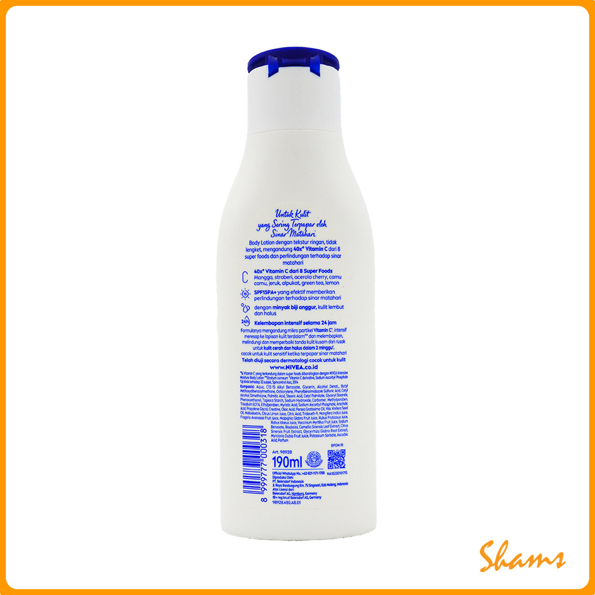 Nivea Extra Bright Repair & Protect Body Lotion 190ml