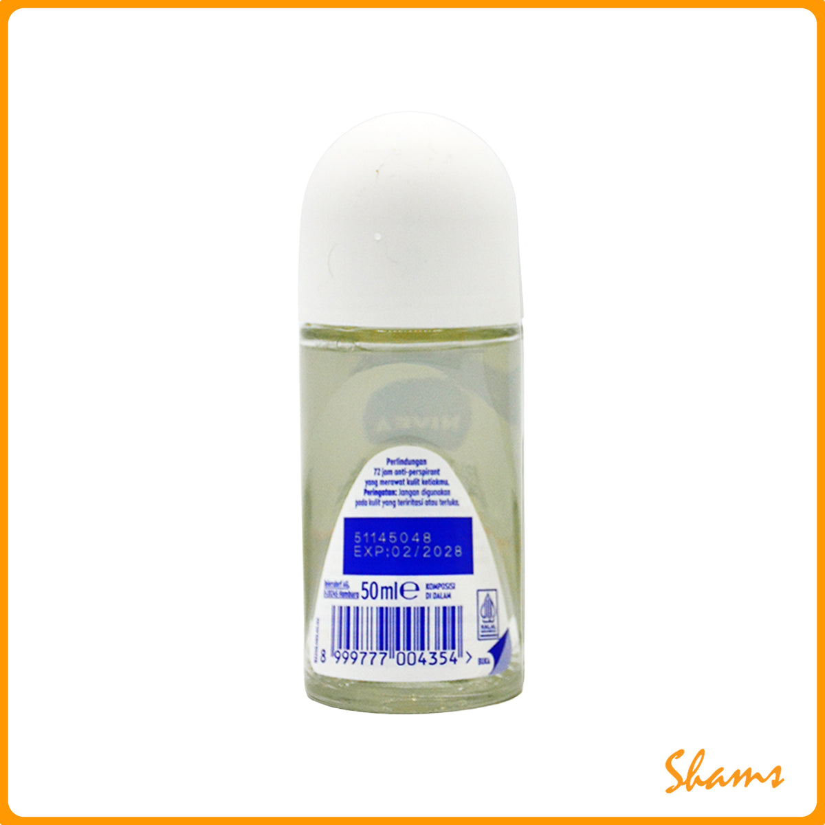 Nivea Women Black & White Invisible Clear Deo Roll 50ml