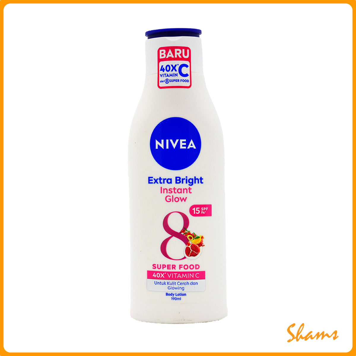 Nivea Extra Bright Instant Glow Body Lotion 190ml