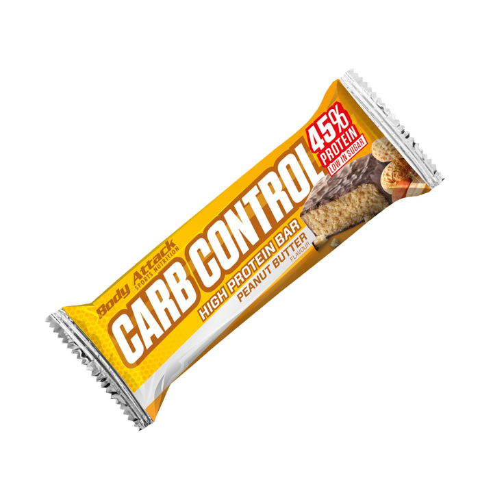 Body Attack Carb Control Protein Bar Peanut Butter 100g - Shams Shopping Centre Body Attack  