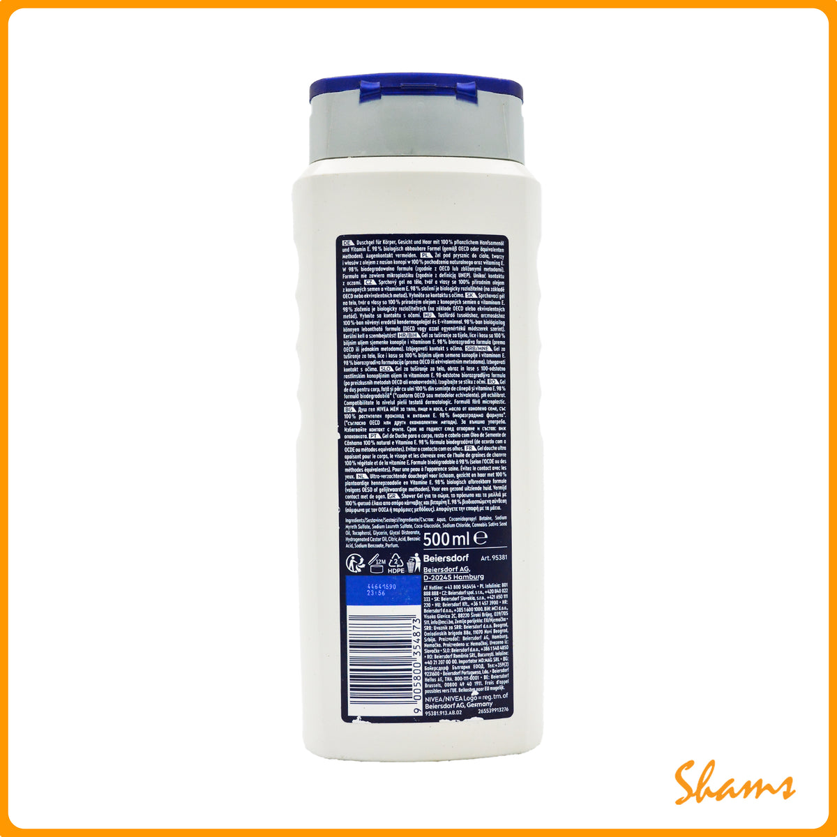 Nivea Sensitive Pro Ultra-Calming 3 in 1 Shower Gel 500ml