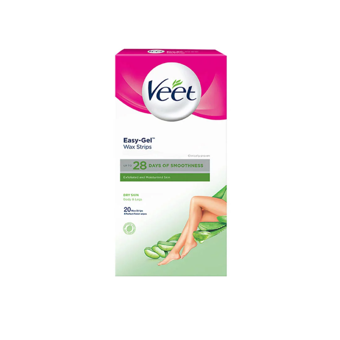 Veet Wax Strips With Aloe vera Dry skin 20pcs