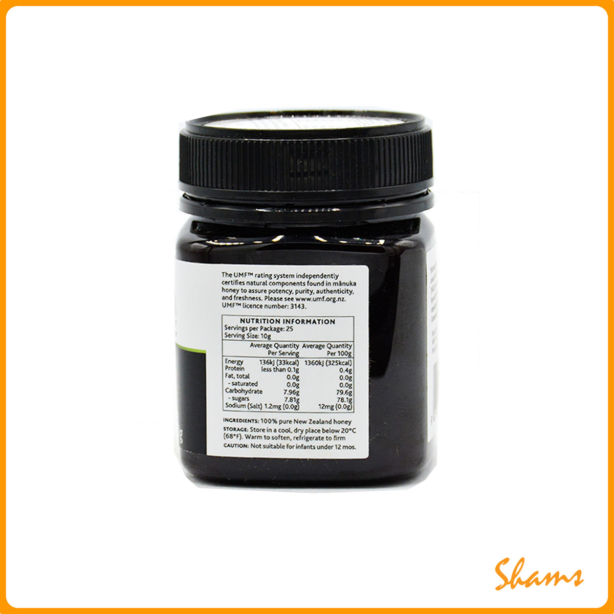 Down Under Honey MGO 514+ Manuka 250g