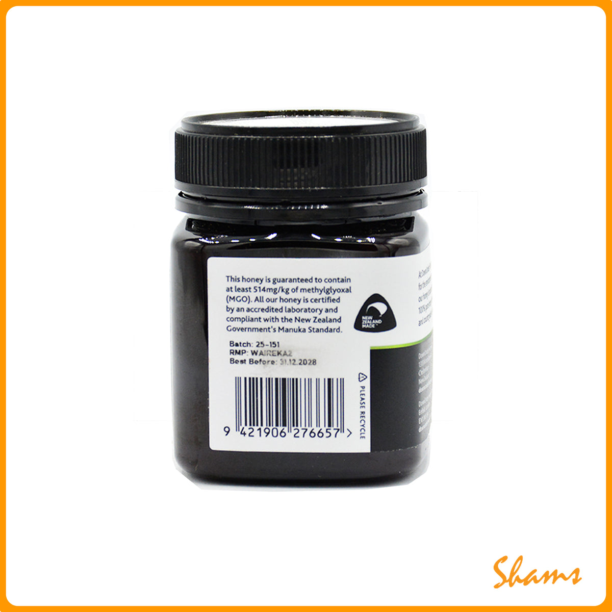 Down Under Honey MGO 514+ Manuka 250g