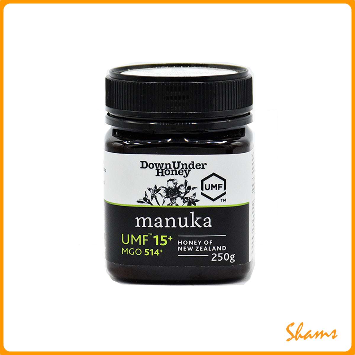Down Under Honey MGO 514+ Manuka 250g