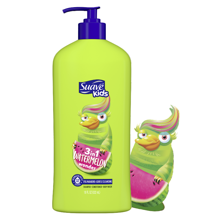 Suave Kids Watermelon Wonder 3in1 Shampoo 532ml