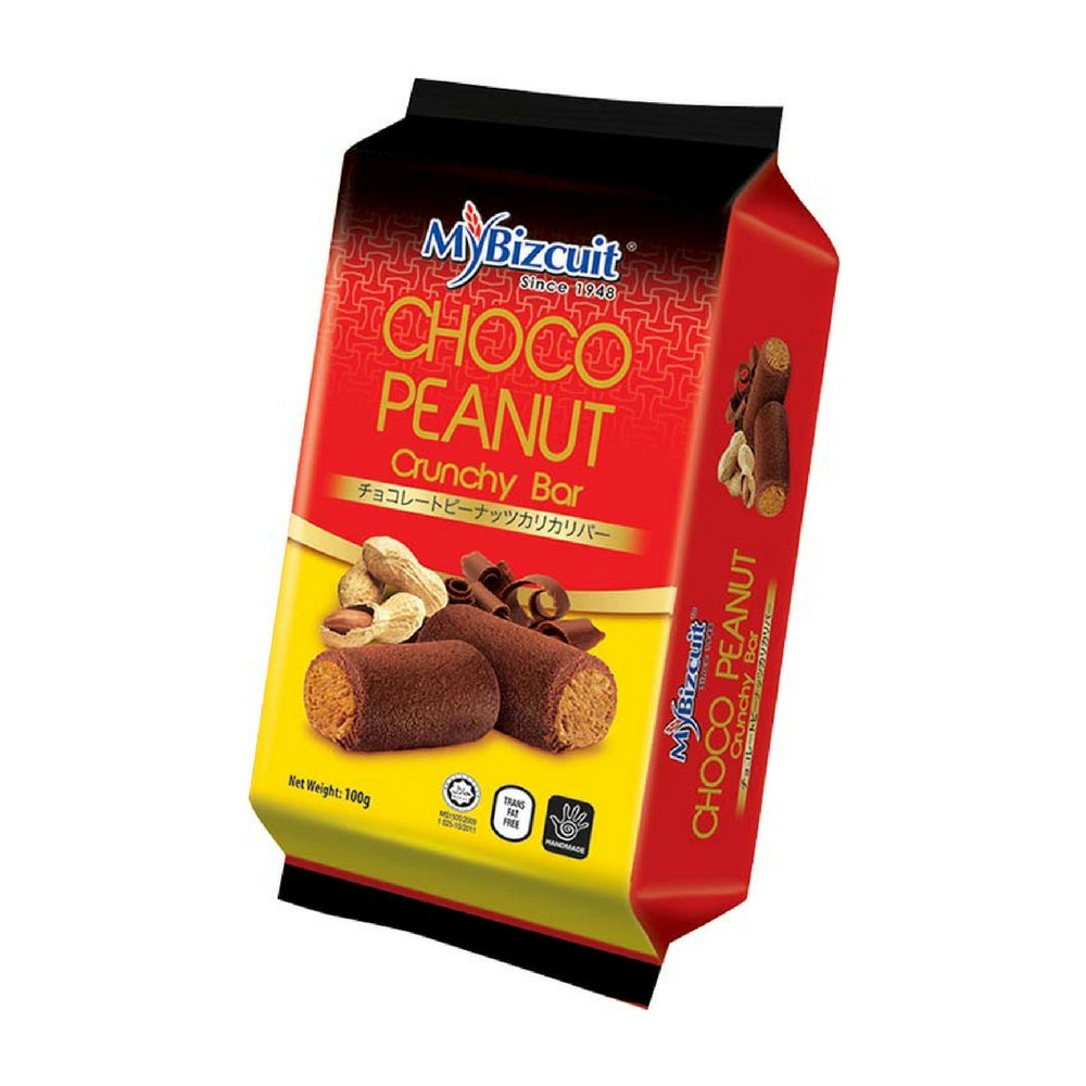 My Bizcuit Choco Peanut Crunchy Bar 100g - Shams Shopping Centre My Bizcuit  