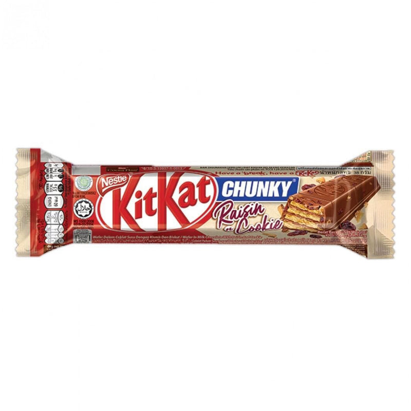 Nestle KitKat Chunky Raisin & Cookie 38g