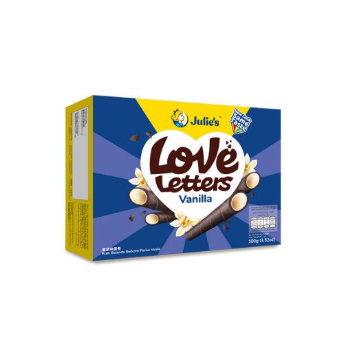 Julies Love Letters Vanilla 100g