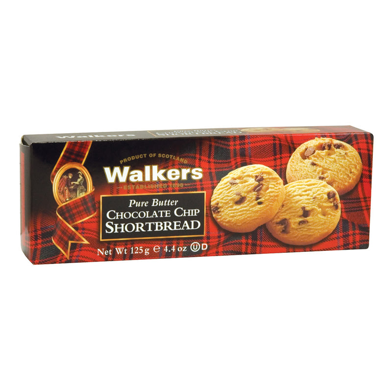 Walkers Pure Butter Chocolate Chip Shortbread 125g - Shams Shopping Centre Walkers  