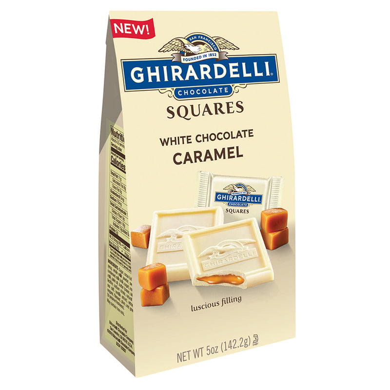 Ghirardelli White Chocolate Caramel Squares Bag 142.2g