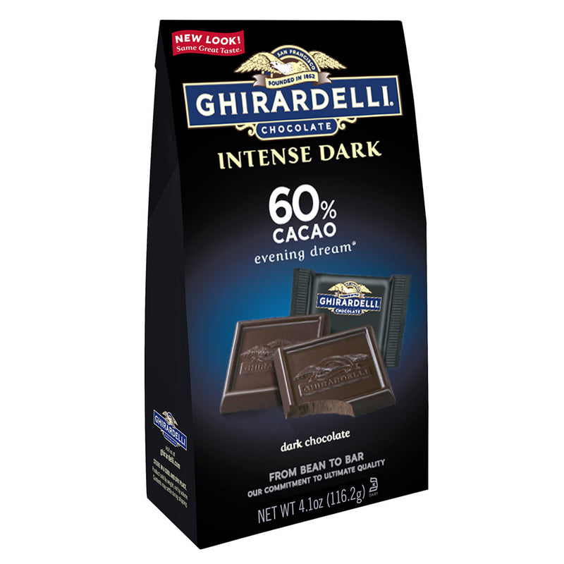 Ghirardelli Intense Dark 60% Cacao Squares Bag 117.1g