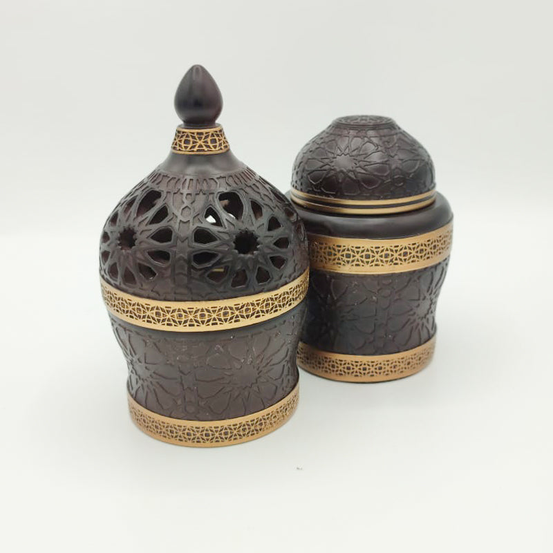 Bakhoor Burner 20955-Brown - Shams Shopping Centre Bakhoor  