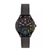 Adidas Stainless Steel Black Eco Leather Watch AOFH222573