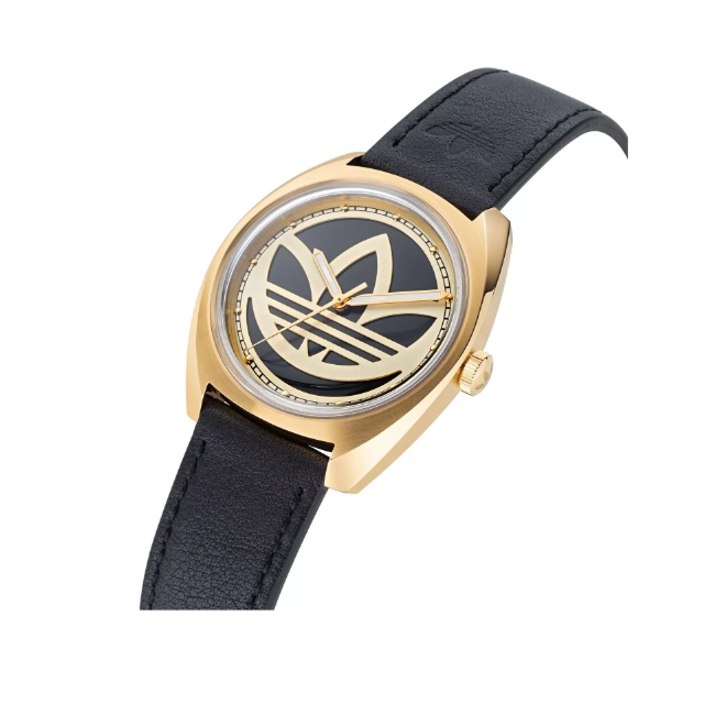 Adidas Stainless Steel Gold Black Matte Watch AOFH22512