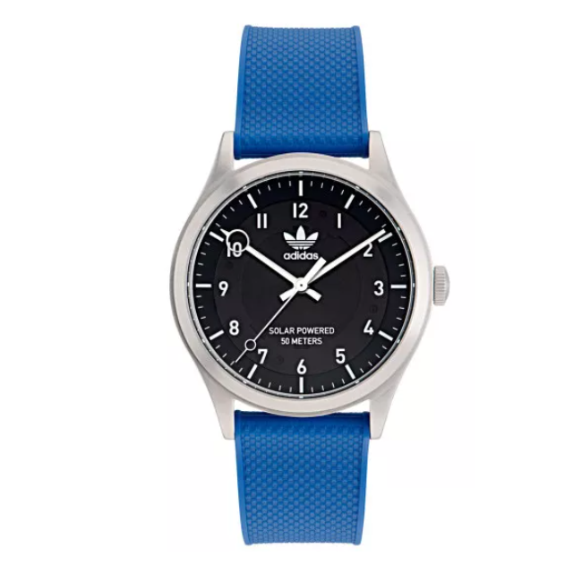 Adidas Stainless Steel Blue Eco-Conscious Watch AOST23545
