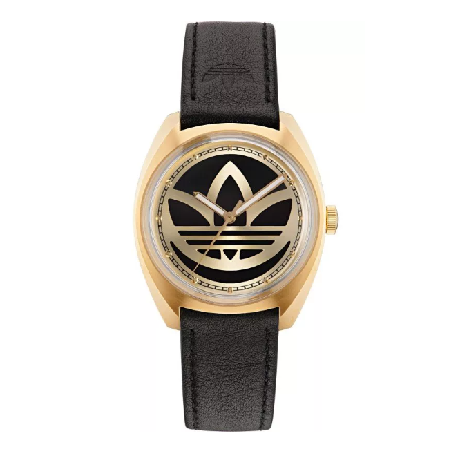 Adidas Stainless Steel Gold Black Matte Watch AOFH22512