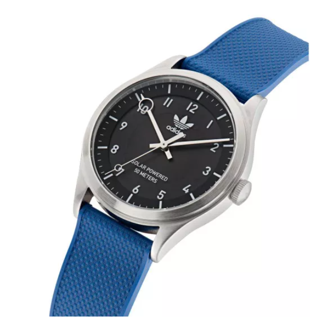 Adidas Stainless Steel Blue Eco-Conscious Watch AOST23545
