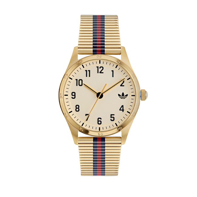 Adidas Stainless Steel Gold-Tone Watch AOSY23530