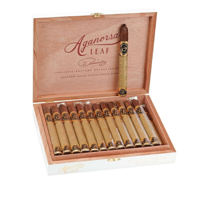 Aganorsa Leaf Signature Selection Maduro Corona Gorda (Single Cigar)