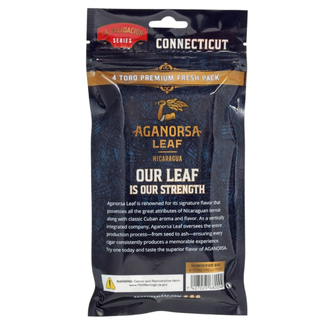 Aganorsa Leaf Validacion Connecticut Toro 4-Cigar Sampler