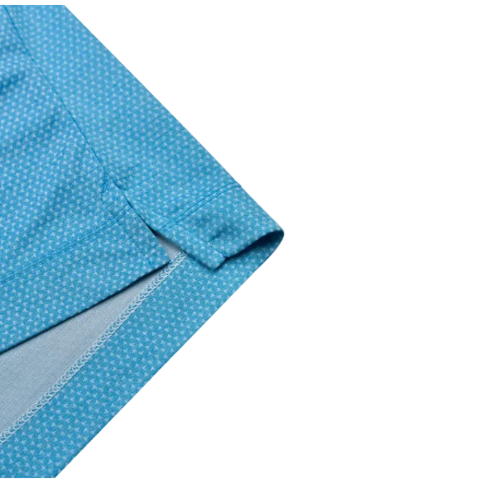 Aguila Swift Men Golf Polo Cyan