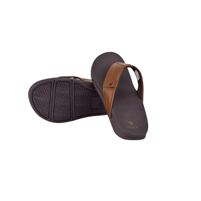 Aguila Flip Flops Slippers Brown