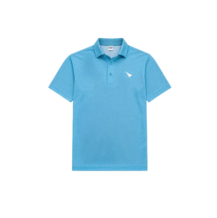 Aguila Swift Men Golf Polo Cyan