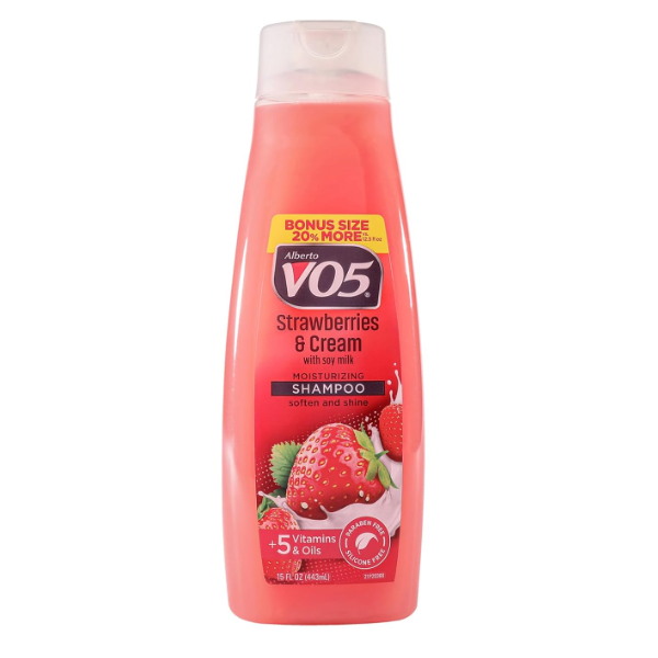 Alberto V05 Strawberries & Cream Moisturising Shampoo 443ml