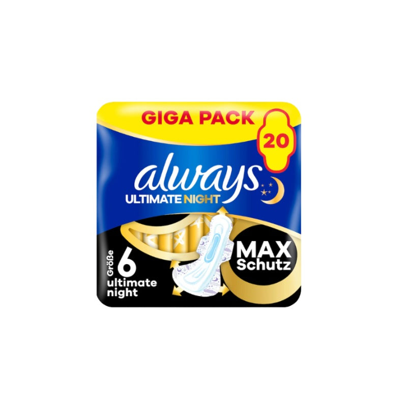 Always Ultimate Night Giga Pack 20 Pads