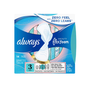 Always Infinity Flex Foam Size 3-14Pads