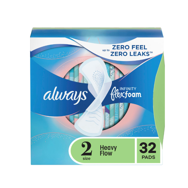 Always Infinity Flex Foam 32 Pads