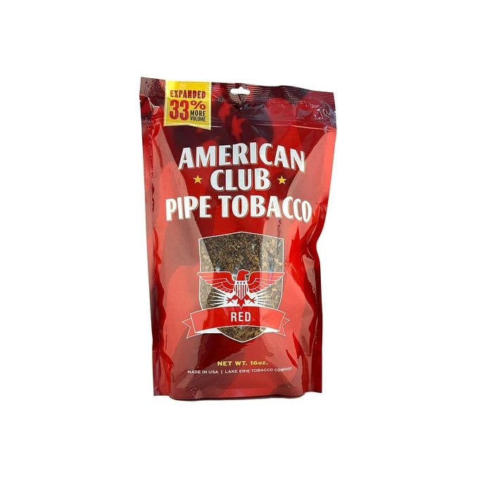 American Club Red Pipe Tobacco 6oz