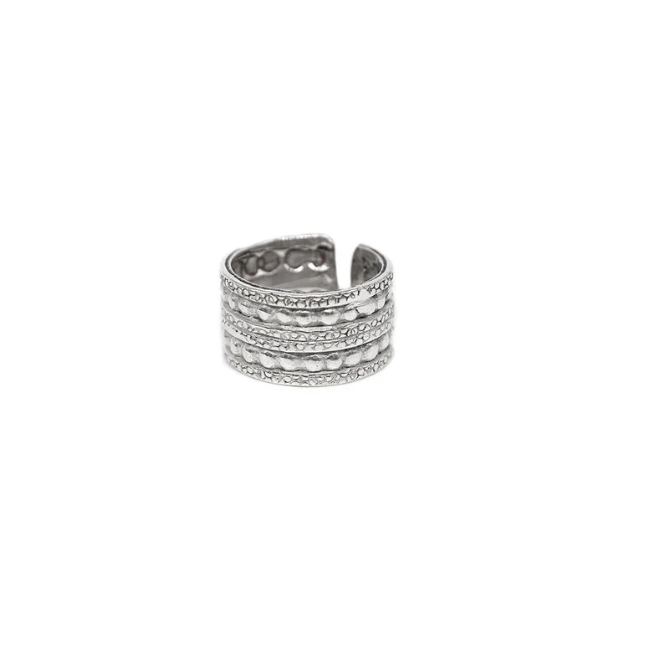 AMNA Broad Tribal Band 2 Jewelry ASJ-R27