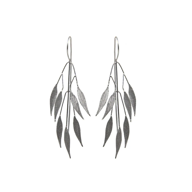 AMNA Silver Branch Earrings Jewelry ASJ-E74