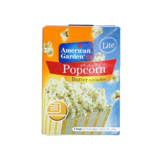 American Garden Popcorn Butter Lite 240g