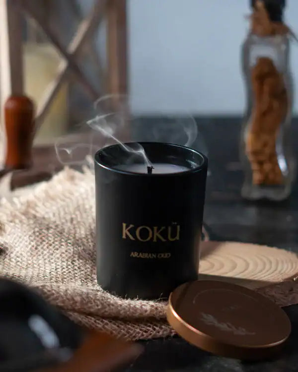 KOKU Soy & Beeswax Arabian Oud 6Oz Candle