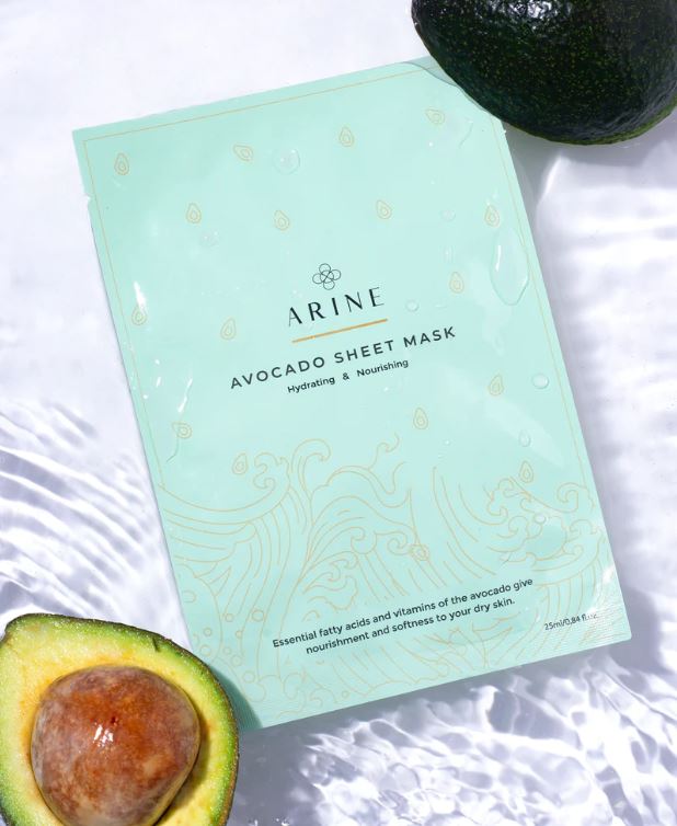 Arine Avocado Sheet Mask 25ml - Shams Shopping Centre Arine  