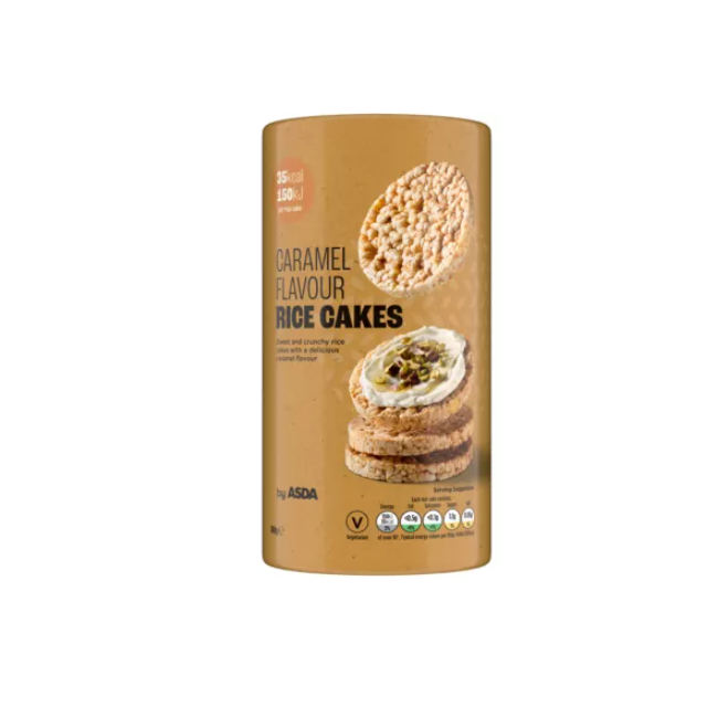 Asda Caramel Flavour Rice Cakes 140g