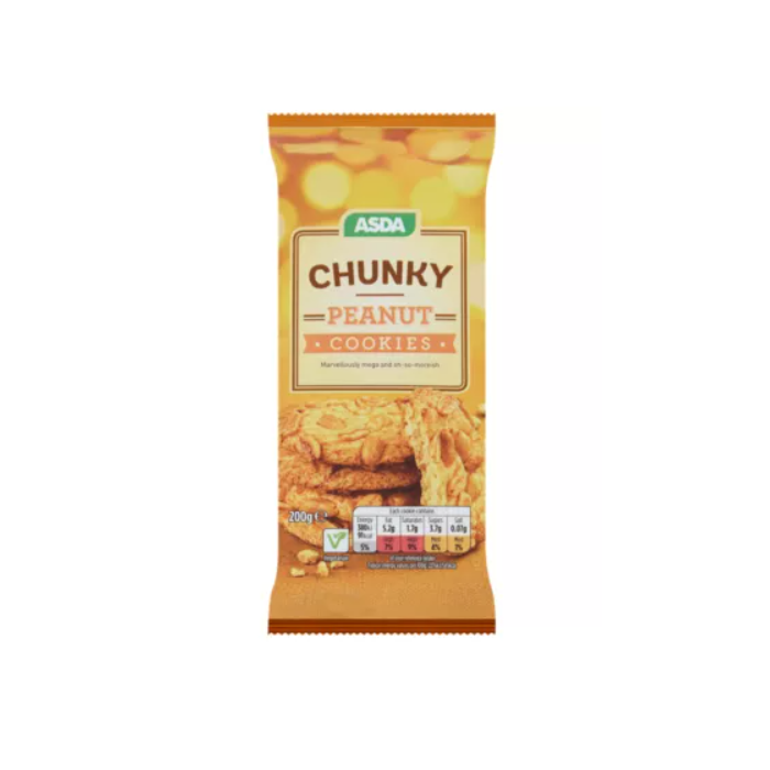 Asda Crispy Peanut Cookies 200g