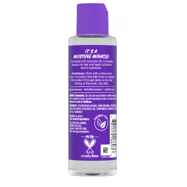 Aussie Miracle Moist Intense Hydration Oil 95ml