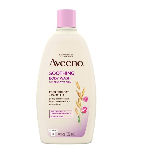 Aveeno Soothing Prebiotic Oat +Camellia Body Wash 532ml