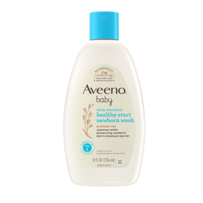 Aveeno Baby Daily Moisture Healthy Start Newborn Wash 236ml (8 Oz)