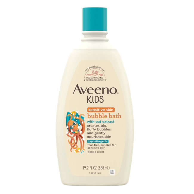Aveeno Kids Bubble Barh with Oat Extract Body Wash 568ml (19.2 Oz)