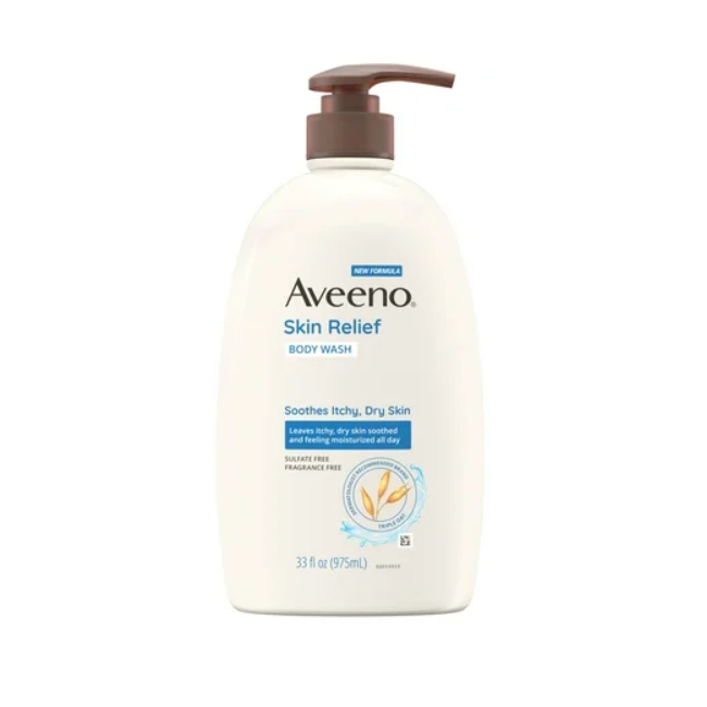 Aveeno Skin Relief Soothes Itchy, Dry Skin Body Wash 975ml