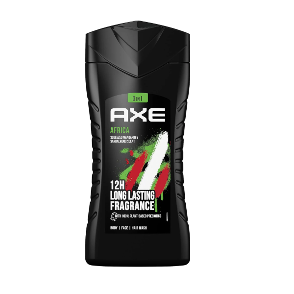 AXE Africa Squeezed Mandarin & Sandalwood Scent 3 In 1 Body Wash 400ml